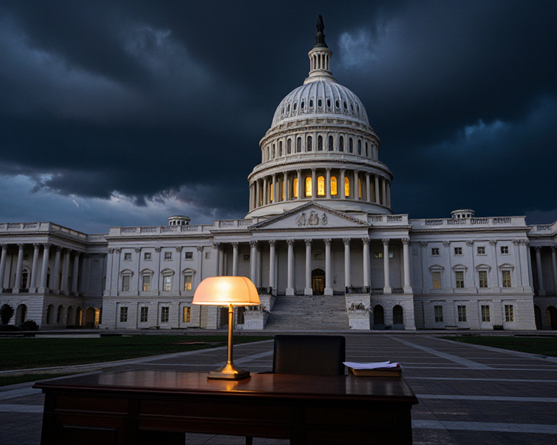 US Political Crisis Symbolism