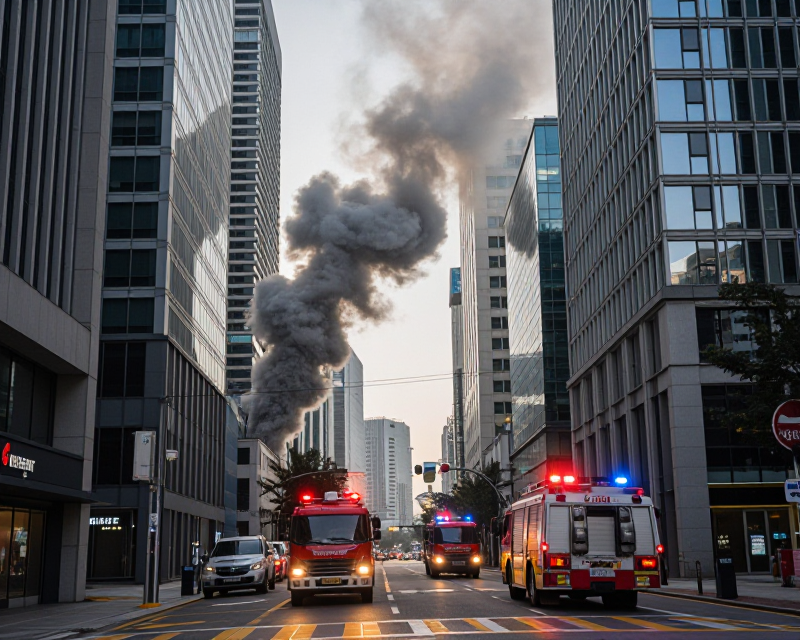 Seoul Urban Fire Scene