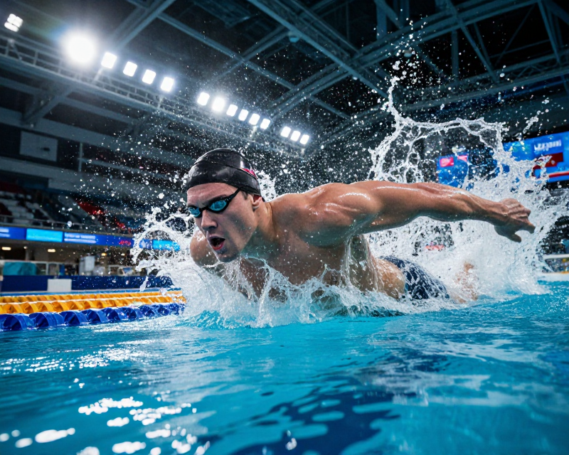 Cinematic Swimming Victory