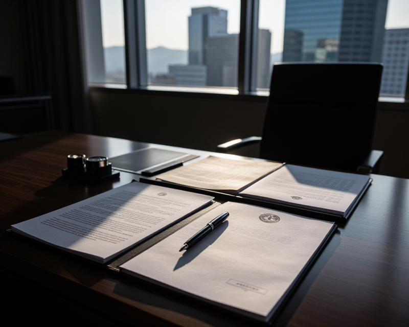 Professional Trade Negotiation Atmosphere