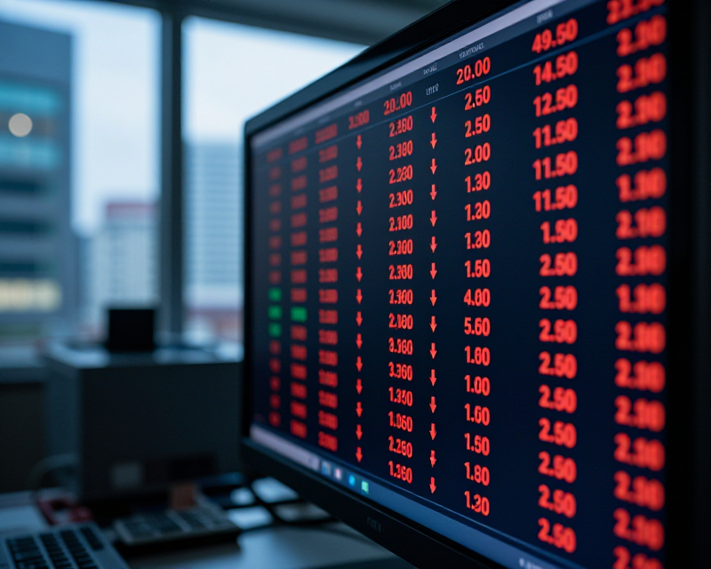 Stock Market Decline Visual