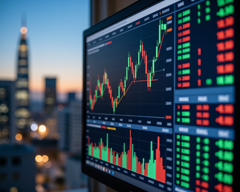 Financial Market Analysis Visual
