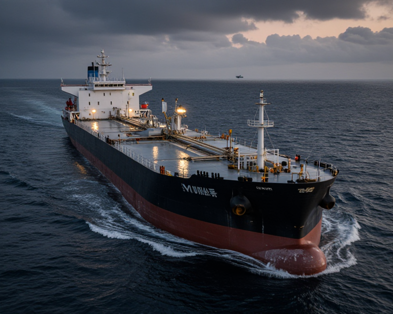 Oil Tanker in Strait of Hormuz Tension