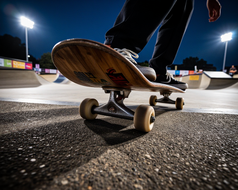 Skateboarding Gold Medal Victory Atmosphere