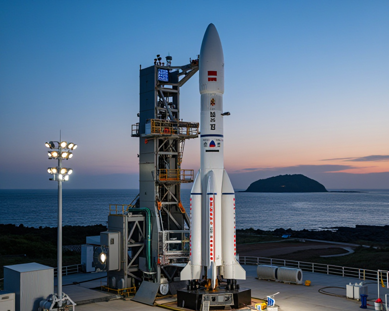 South Korean Space Rocket Launch Pad